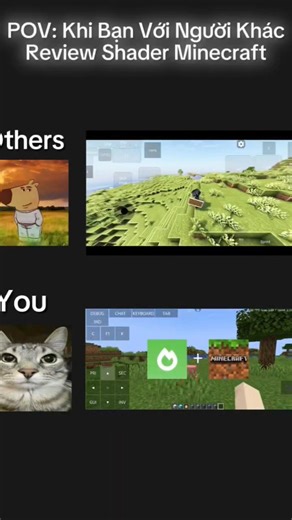 Tôi Review Shader Minecraft Trên Tiktok Kiểu #minecraft