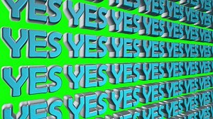 clip-31852393-yes-3d-text-floating-on-screen-animation