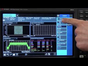 Streamline LTE-A 256QAM Modulation Analysis | Keysight's MXA Signal Analyzer with Multi-touch UI