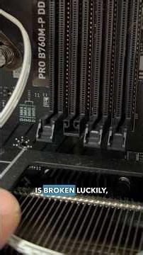 They Broke This By Accident! #gamingpc #pc #pcrepair #pcbuild #techtips #gamingcomputer #repair