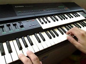 CASIO DM-100 (sound, sampling and styles demonstration) HiQ sound