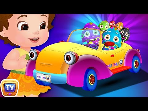 ChuChuTV Classics – Learn Passenger Vehicles for Kids – Motor Cycle, Car & More - Surprise Eggs