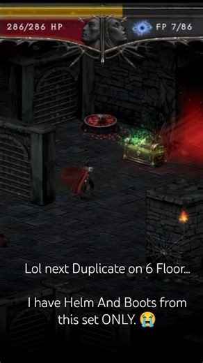 Vampire's Fall 2: Abyssal Dungeon set chest on 6 floor!