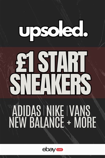 £1 Sneakers Auctions.. Nike, Adidas, New Balance, Vans and more | eBay Live UK