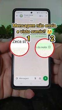 WhatsApp com problema? Mensagem não envia e Visto por último sumiu #whatsapp