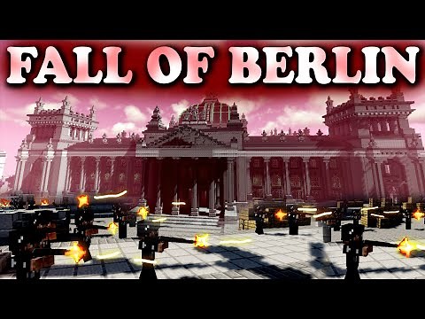 EPIC BATTLE OF BERLIN in MINECRAFT | World War 2 mod (Flans mod)