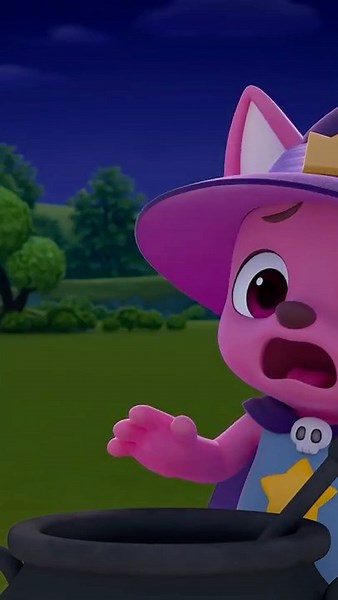 😱 Scary Zombie Friends?! Pinkfong’s Magic Fix! ✨ 🪄 #Hogi #shorts