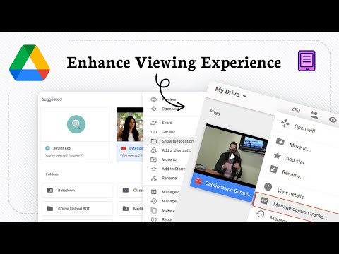 How to add subtitles to a video in Google Drive