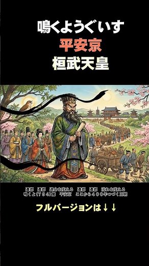 【日本史】鳴くよウグイス平安京！桓武天皇が「2回も引越し」したヤバすぎる理由 #Shorts #歴史 #暗記 #桓武天皇