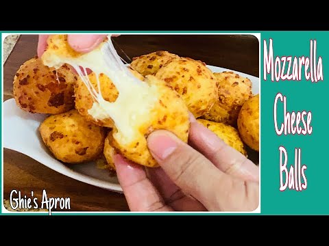 Mozzarella cheese balls | 3 Ingredients only | Ghie’s Apron