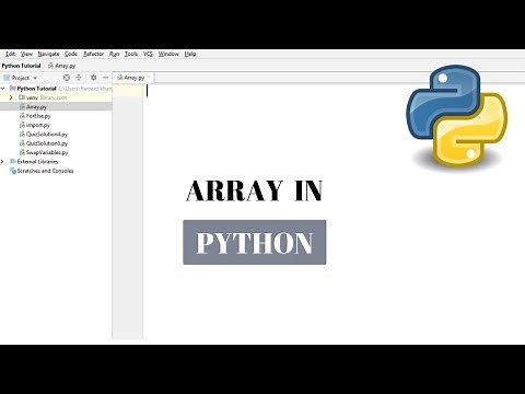 #31 Python Tutorial for Beginners | Array in Python
