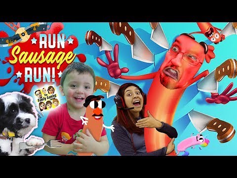 Run SAUSAGE RUN!! 🔪 Unicorn Food & Mr. Potato Head Dude ✂️ YEOUCH! (FGTEEV Funny Game w/ Shawn)