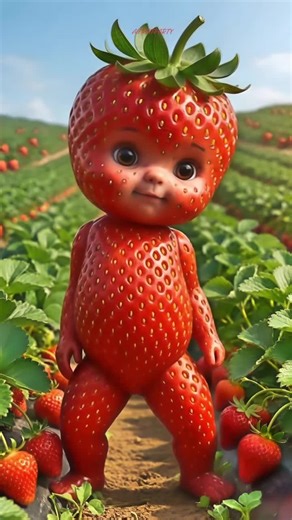 Stawbarry came to dance… but found love instead ❤️🍓” #AlFruitParty #FruitLove #DanceOfLove #FYP #ViralVideo