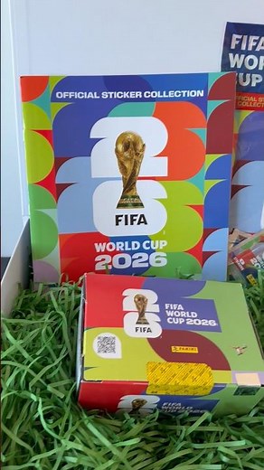 Let’s open a SURPRISE Panini Word Cup 2026 stickers gift box! 🤩🤯
