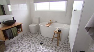 Kitchens and bathrooms- they're notoriously expensive to renovate. Adam and Tara created these amazing rooms, and showed how to save money along the way! What do you think of the end result? | Better Homes and Gardens Australia