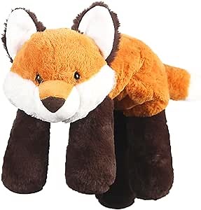 ARELUX Soft 22in Red Fox Stuffed Animals: Fox Plush Cute Cuddly Body Pillow Hug Sleeping Fluffy Wild Animal Toys Bed Decor Plushie Doll Friends Family Member