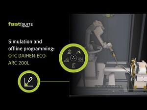 Simulation and offline programming of an OTC DAIHEN-ECO-ARC 200L