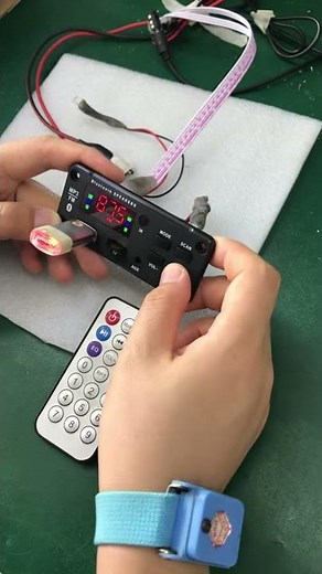 JK6893 For speaker bluetooth 5 0 usb tf fm big display mp3 decoder