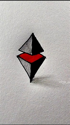 𝐍𝐢𝐥𝐲𝐚 | 𝐏𝐨𝐫𝐭𝐫𝐚𝐢𝐭 𝐀𝐫𝐭𝐢𝐬𝐭 on Instagram: "How to drawing double triangle @nilya_artist_ . . . . #drawing #easydrawing #nilya_artist_ #artworks"