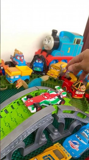 Real Play Test - Francesco Bernoulli Sliding Into Pit 🌈🏎️ #shorts #disneypixar #toys