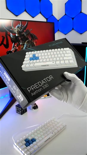 Unboxing Plus on Instagram: "Let's unbox the newest Acer Predator Aethon 330 Mechanical Gaming Keyboard. Featuring tectile & responsive blue Kailh switches. ⭐ 61 Keys Compact ⭐ 100% Anti Ghosting ⭐ Dual Mode - Wired or Wireless ⭐ Tectile Blue Kailh Switches ⭐ Backlit Effects #unboxingplus #unboxing #asmr #predatorgaming #predatoraethon330 #gamingkeyboard #mechanicalkeyboard #kailhswitch"