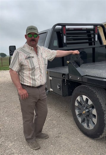 Bale Bed Installation on New Truck for Ranching