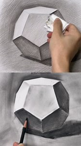 84K views · 5.1K reactions | Two different approaches to the same form — one rendered with expressive pencil strokes, the other refined using an artist blending sponge pen. Each technique creates a unique texture, edge quality, and sense of depth. Which one do you prefer? Artist: Li (Douyin) #graphitedrawing #shadingtechniques #drawingstudy #pencilstrokes #blendingtechnique | Graphite Masters | Facebook