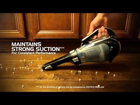 Black & Decker PLATINUM™ Introduces the 20V MAX* Lithium Hand Vac (BDH2000L)