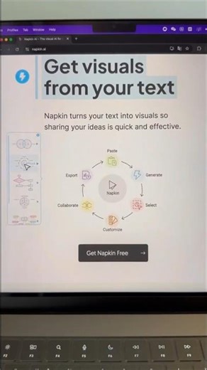 How to convert text to infographic visuals #shorts