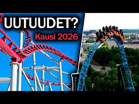 UUTUUDET Suomen huvipuistoissa? - Huvipuistokausi 2026