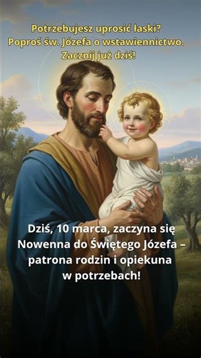 🕊️ Nowenna do Św. Józefa DZIEŃ 1 | START 10.03 – Dołącz dziś!