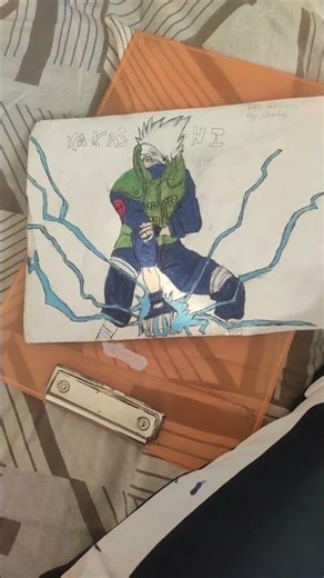 how to draw kakashi hatake doing chidori naruto Shippuden