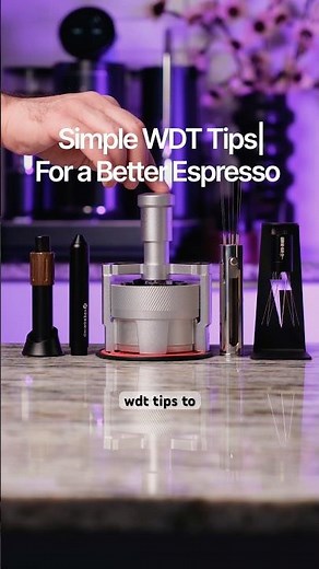 How to Use WDT for Better Espresso Extraction #espresso #puckprep #wdt #homebarista