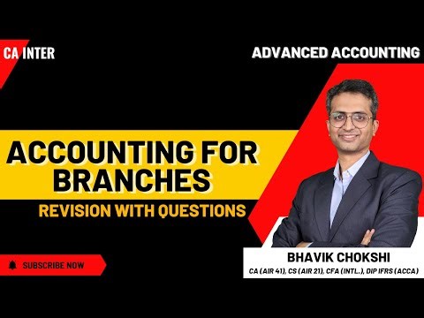 Accounting For Branches Full Revision + Questions | CA Inter Advanced Accounting