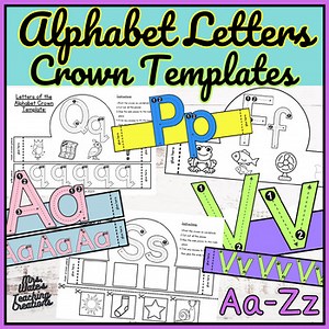 Letter of The Week Coloring Page Worksheets & Alphabet A to Z Craft Activities