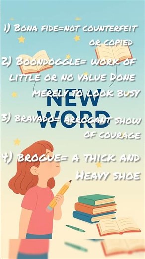 “Boost your vocabulary with new words at a time – simple, fun, and easy to learn!” 📚#learningwords😊