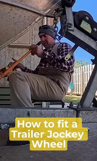How to fit a Trailer Jockey Wheel