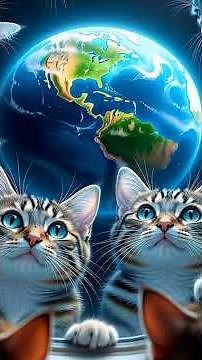 Brave Kittens Travel to Space to See Earth From Above