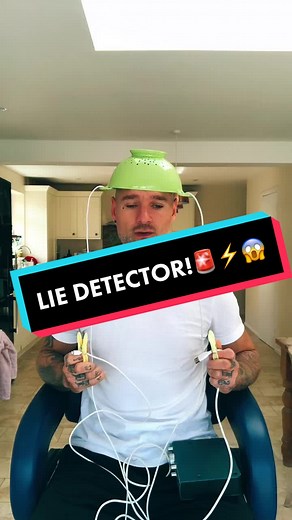 Don’t ever lie!!! BUSTED!!! 😱 🚨⚡️⚡️⚡️ #liedectectortest #fyp #funny #omg #athome #foryourpage #thathurts #viral