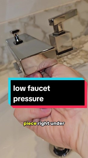 How to Fix a Faucet with Low Pressure | DIY Plumbing Tips