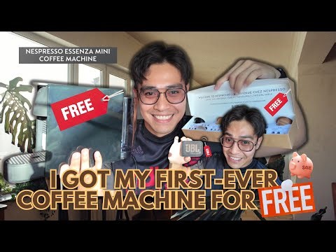 Unboxing My FREE Coffee Machine! | Nespresso Essenza Mini 😍