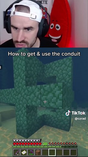 The conduit gives the effects of water breathing, night vision and haste while in water. It’s goated. Title: How to get and how to use the conduit in bedrock. #minecraft #bedrock