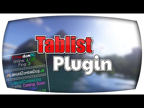 Das beste kostenlose TabList-Plugin [1.8 - 1.17]