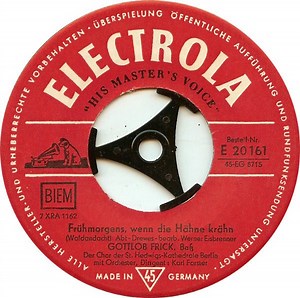 Gottlob Frick - Frühmorgens, Wenn Die Hähne Krähn (Waldandacht) / Das Ist Der Tag Des Herrn