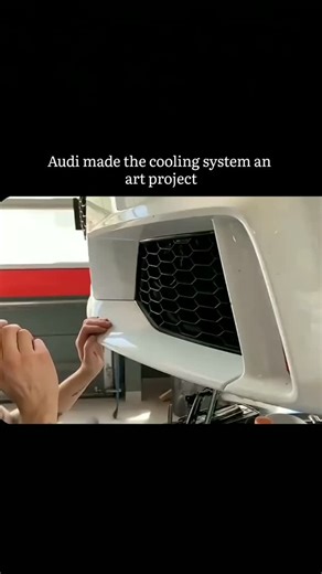 Tech Page on Instagram: "It means Audi designed the car’s cooling system not just for function, but with artistic attention—making it both efficient and visually impressive. . . . #ai #technology #machinelearning #innovation #tech #audi"