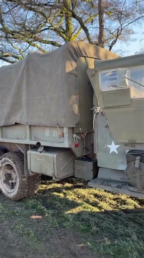 American Military Truck WWII Historical Display