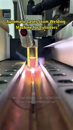 Automatic Laser Seam Welding Machine for Cylinders, laser welding machine, straight seam welding