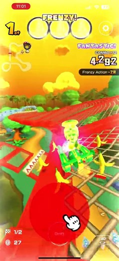 Mario Kart Tour - Cat Peach Cup Gameplay (Exploration Tour 2024)