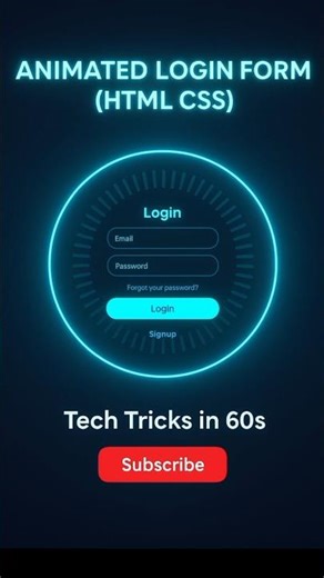 Create Animated Login Form | Web Design Project #HTML #CSS#JavaScript #LoginForm #WebDesign#Frontend