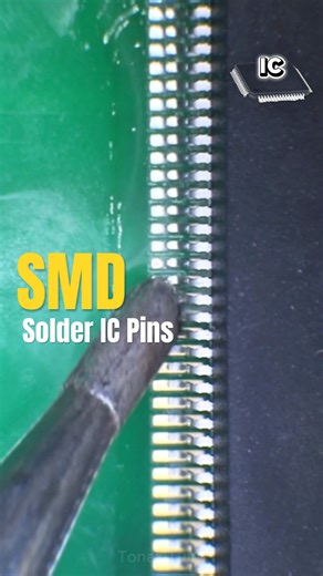How to Solder SMD IC Pins Perfectly | Beginner to Pro Guide #smdsoldering #solderingtips #tips